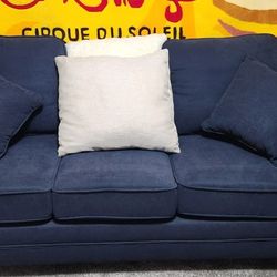Blue Sofa / Sleeper (Full Size)