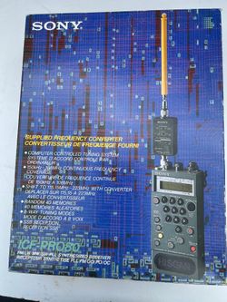 Short Wave Radio Sony ICF Pro80 Rok 1980's plus 100% funkcni | Aukro