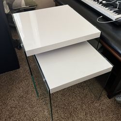 White Nesting Table 