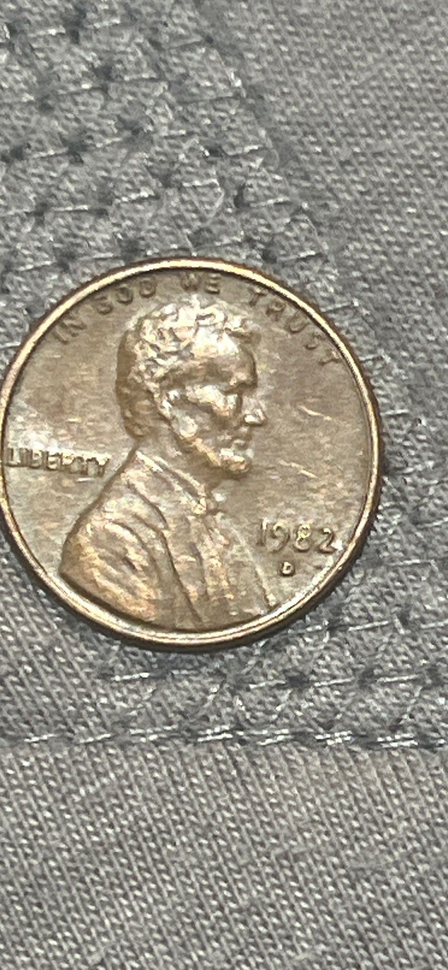 1982D Small Date Copper Penny