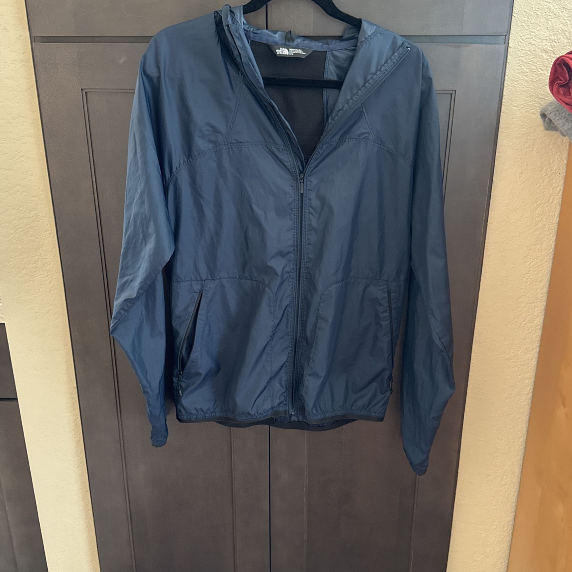 The Northface Packable Zip Up In Navy Sz M