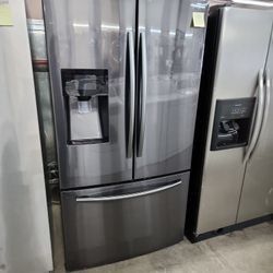 Black Samsung Stainless Frenchdoor Refrigerator