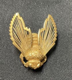 Vintage Monet wire wing bumblebee pin