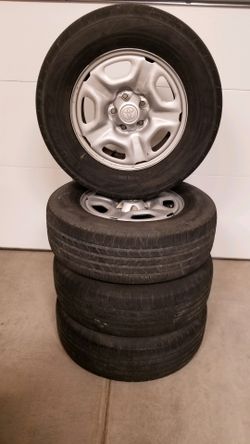 Four tires With Rims 