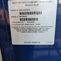 SNAP ON TOOL BOX 