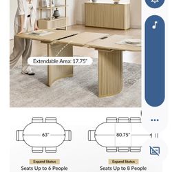 Modern Flute Table $200.00