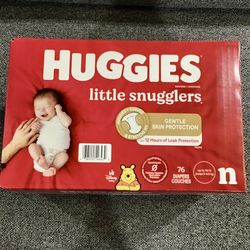 Huggies Newborn Diaper 76ct