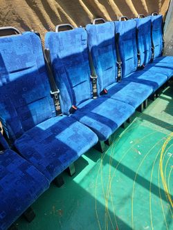 Passenger seat blue diamond square for a bus or Van new ...9...50$ ech...