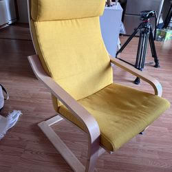 Yellow Ikea Poang Chair