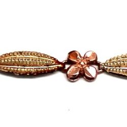 Ladies 14K Rose/Yellow Gold Bracelet