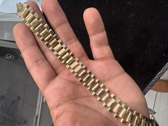 rolex bracelet 10k yellow gold