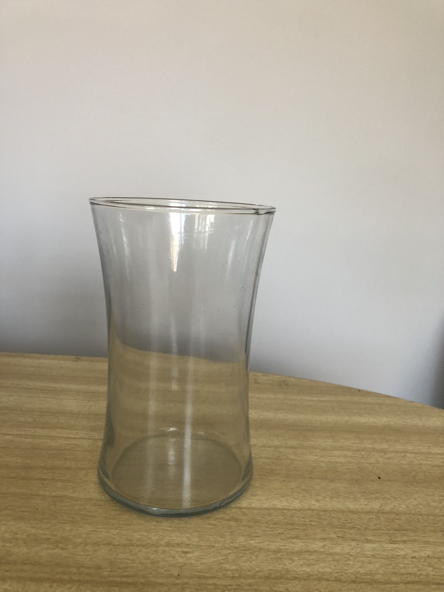 Set Of 3 Trumpet Glass Vases