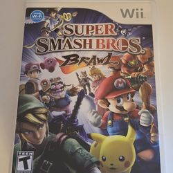 Super Smash Bros. Brawl (Nintendo Wii, 2008) CIB Complete - Tested