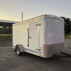 6x12 Enclosed Trailer W/ Barn Doors