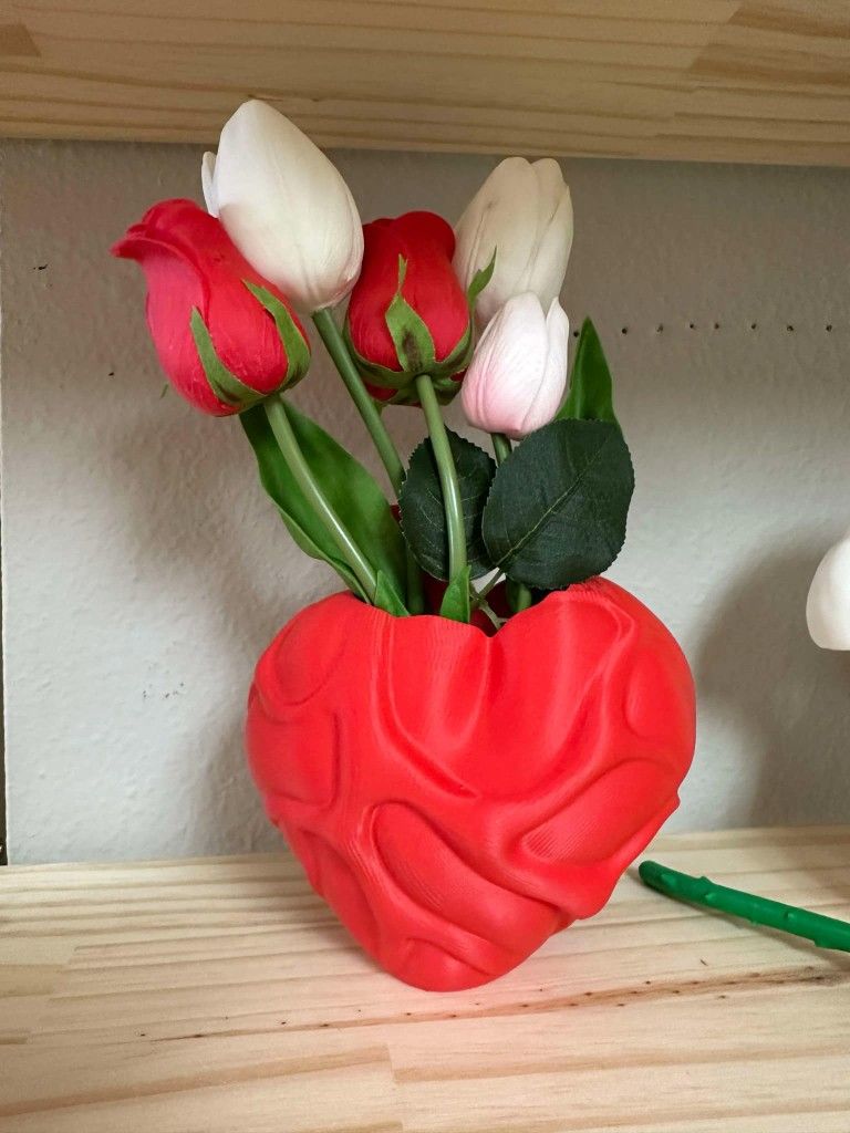 Heart-Shaped Vase