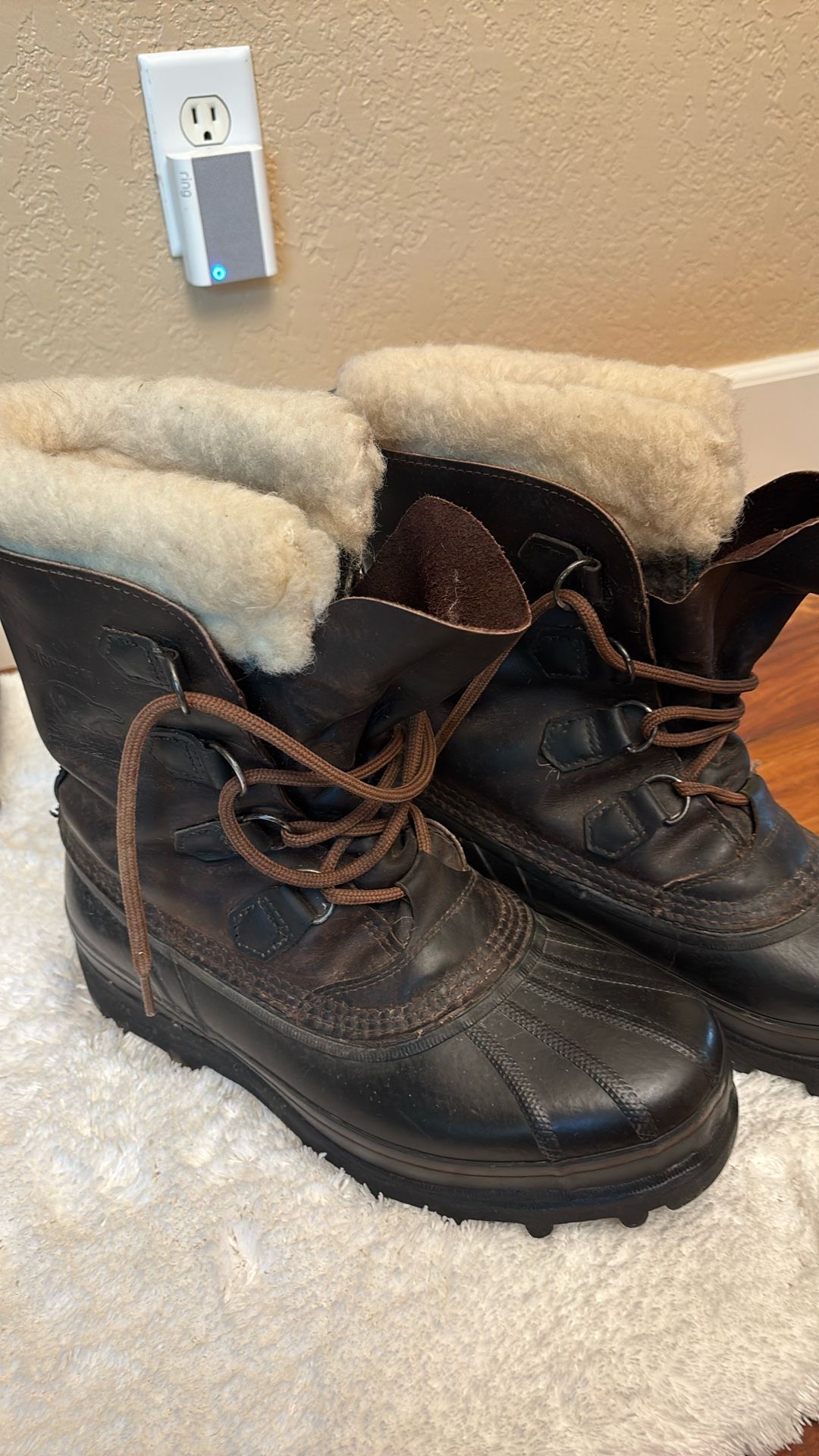 Leather/rubber Snow Boots
