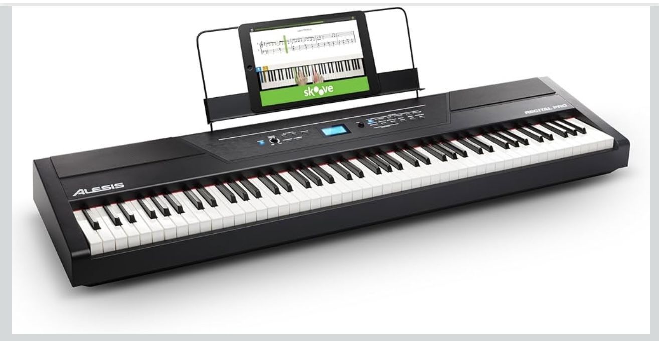 New Alesis Recital Pro 88-key Keyboard with M-Audio Pedal