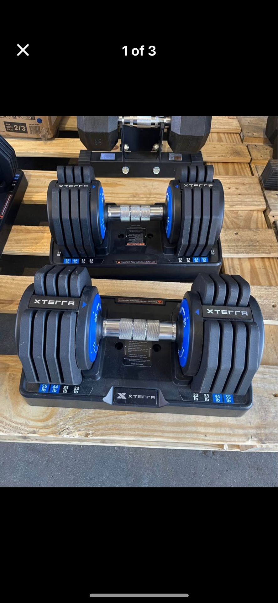 Xterra Adjustable Dumbbells