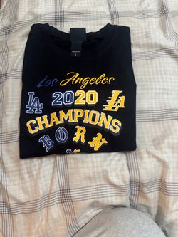 Born x raised dodgers lakers 2020 champions