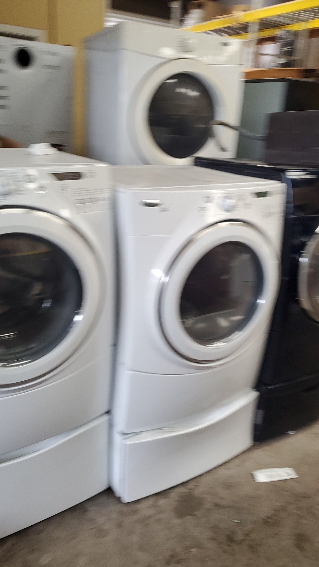 Whirlpool duet front load washer and dryer