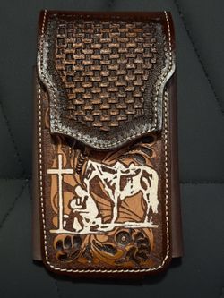 📱 Genuine Leather Western Phone Holster – $59.99 NEW
