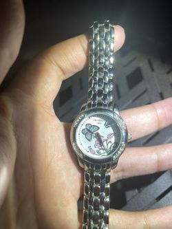 Armitron Now Watch 75/3682SV Butterfly Dial Quartz Women's Watch