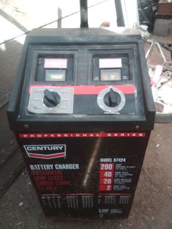 Century Professional Series Battery Charger Model 87424