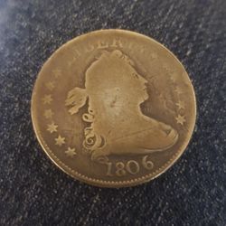 9ECBSX1230 SOOOOOO RARE! 1806 QUARTER 206,000 Minted