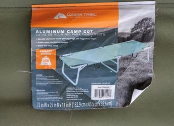 Aluminum Camp Cot $25