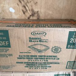 Dart 8oz Clear Togo Containers