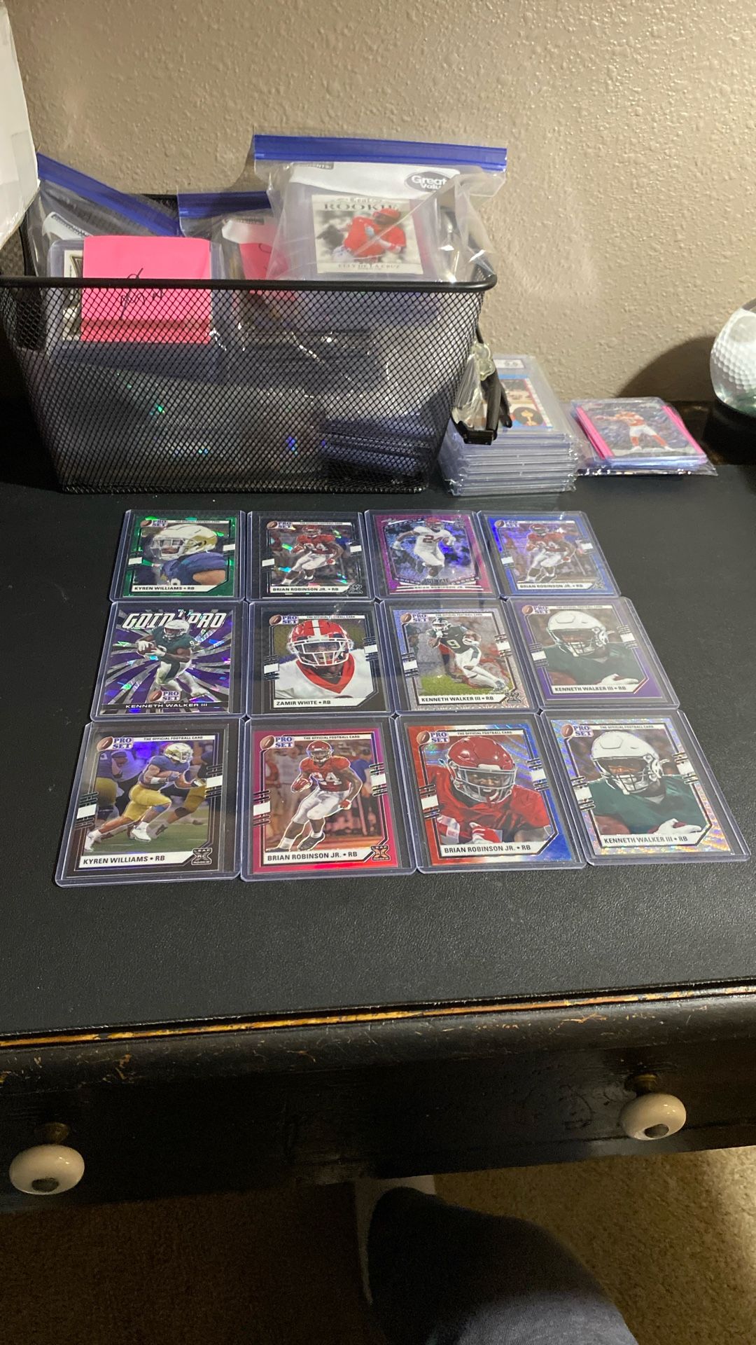 Proset Football Running Back Rookie Lot (12 Cards)