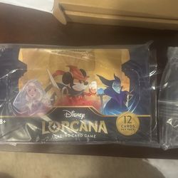 Ravensburger Disney Lorcana: The First Chapter TCG Booster Pack Display - 24 Packs | Collectible Cards |