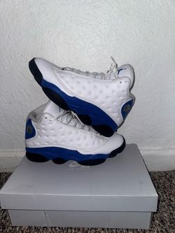 Air Jordan 13 White Blue Sneakers