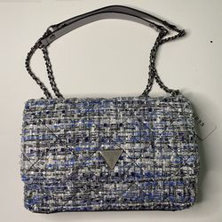 New Tweed Guess Crossbody Bag