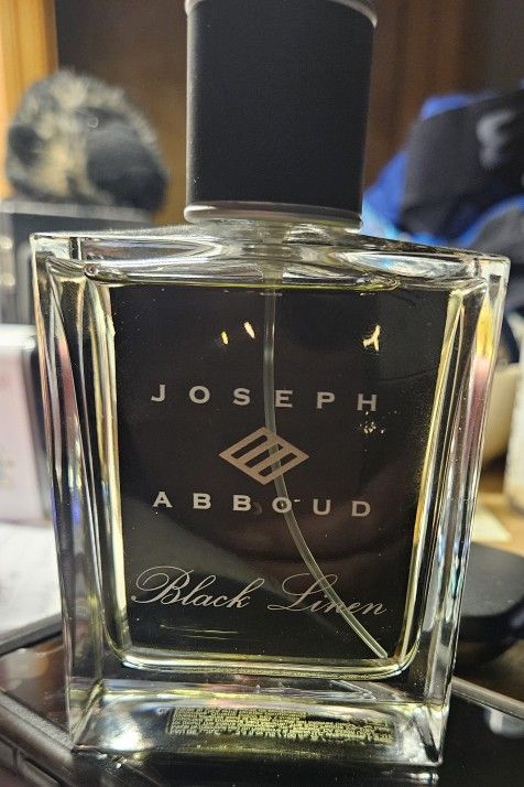Black Linen by Joseph Abboud 3.4 Fl Oz. Edt Perfume Cologne Men's Rare Oop Htf