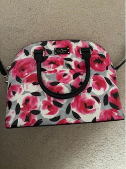 Kate spade floral printed handbag
