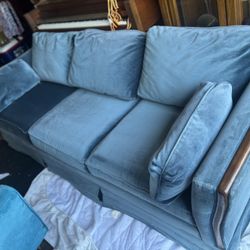 Blue Swade Couch