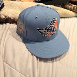 Anaheim Angels Hat Club Cotton Candy Fitted Hat 7 1/8