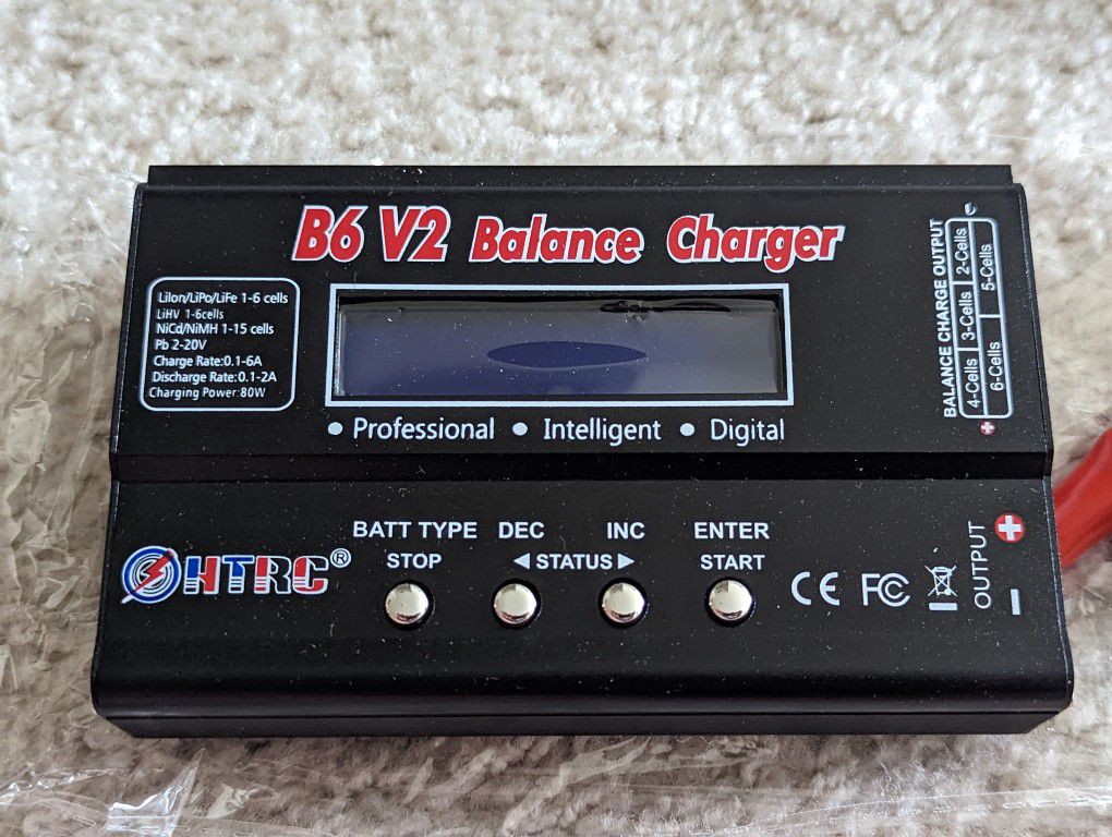 HTRC LiPo Balance Fast Charger Discharger B6V2