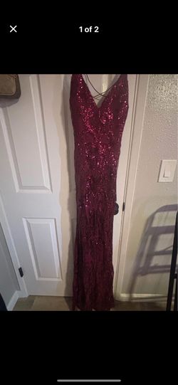 Burgundy Prom Dress