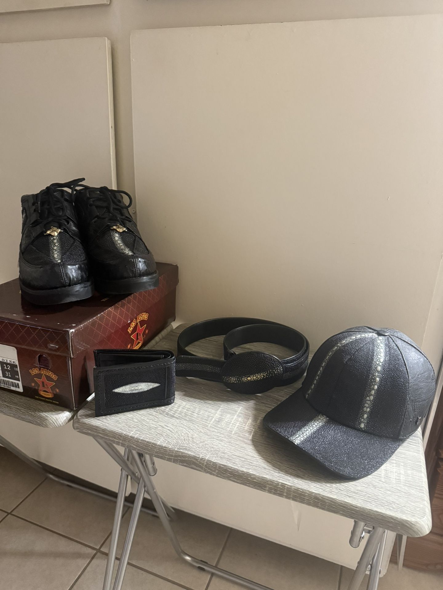 Casual Shoes Real Stingray/Ostrich Sets