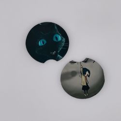 Coraline Car Cup Coasters