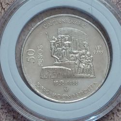 $50 Pesos 1985 Expropiacion Petrolera 