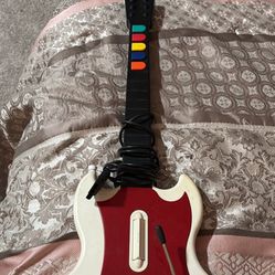 RED OCTANE WIRED PS2 GUITAR HERO CONTROLLER