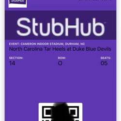 2 Unc And Duke Tickets 