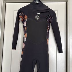 Womens Flashbomb 3/2 Chest Zip Wetsuit Size 6
