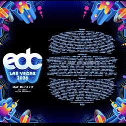 EDC GA+ Tickets And Pod For Sale 