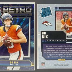 2024 Donruss - Bo Nix - Rated Rookies Retro