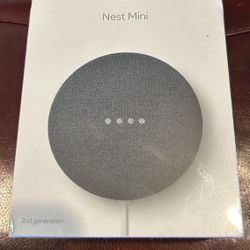 Nest Mini 2nd Generation Smart Speaker with Google Assistant