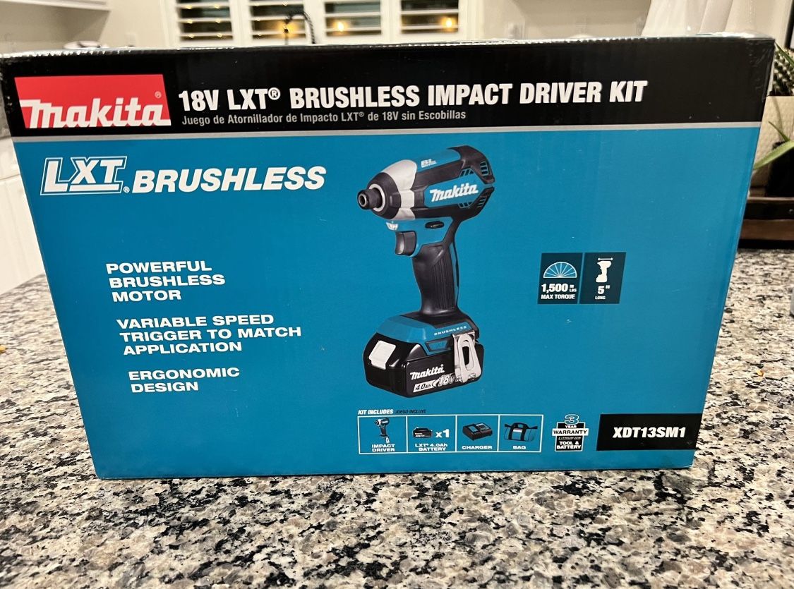 Makita XDT13 Impact Driver Kit With Battery And Charger